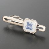 Swank & Royal Copenhagen スワンク & ロイヤルコペンハーゲン ホワイトブルーライオンネクタイピンを入荷