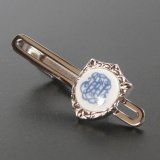 Swank & Royal Copenhagen スワンク & ロイヤルコペンハーゲン ホワイトブルーデザイン2ネクタイピンを入荷
