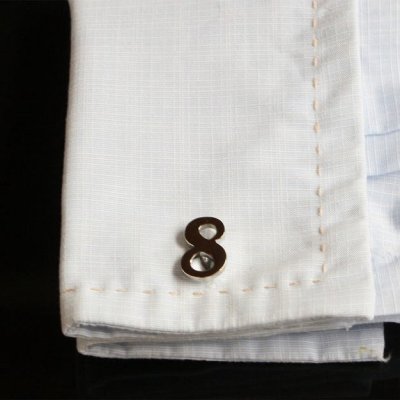 画像3: 数字の8カフスボタン・カフリンクス（バラ売り）