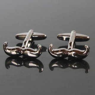 オニキス＆ゴールドカフスボタン（カフリンクス）