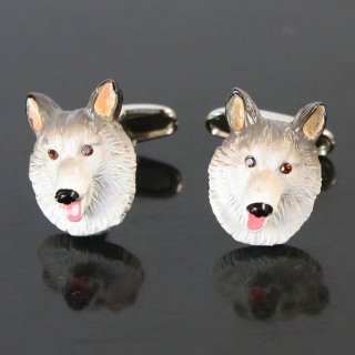 犬＆ボーン2カフスボタン（カフリンクス）