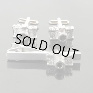 ゴルフバックカフス タイピンセット