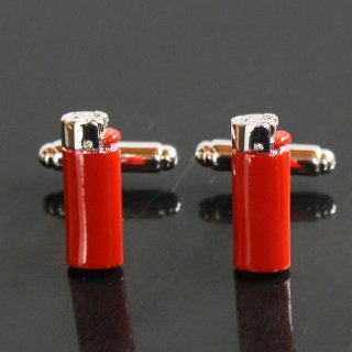 レッドラズベリーカフスボタン（カフリンクス）