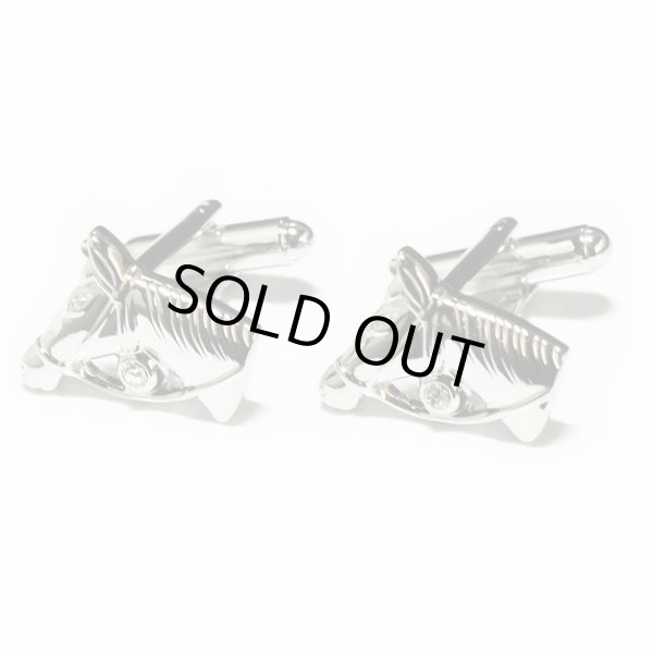 画像1: 馬モチーフカフスボタン（カフリンクス） (1)