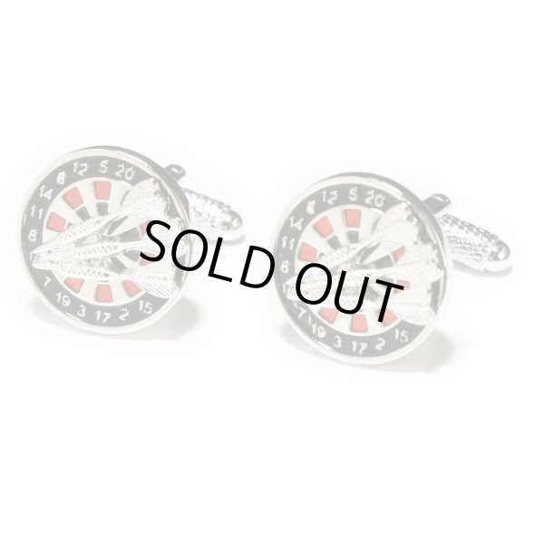 画像1: ダーツ2カフスボタン（カフリンクス） (1)