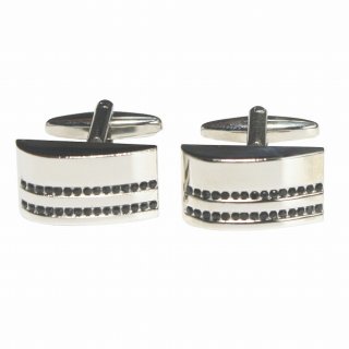 ブラックオニキス・カフスボタン（カフリンクス）