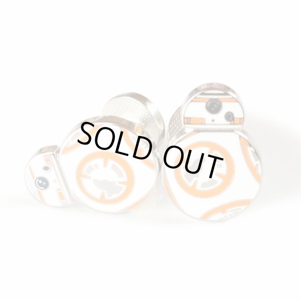 画像1: Star Wars スターウォーズ  BB-8カフスボタン（カフリンクス・カフスボタン） (1)