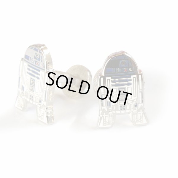 画像1: Star Wars スターウォーズ  R2D2カフスボタン（カフリンクス） (1)