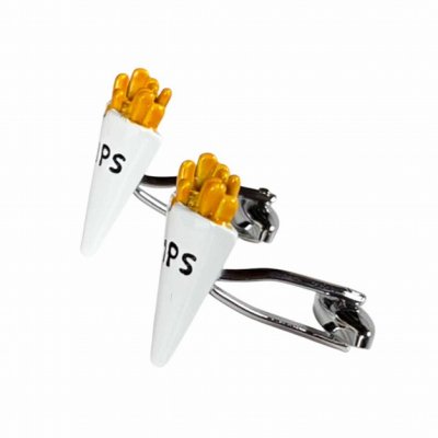 画像2: フレンチフライカフスボタン（カフリンクス）