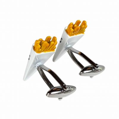 画像3: フレンチフライカフスボタン（カフリンクス）