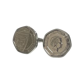 カフスボタンーシルバーカフス