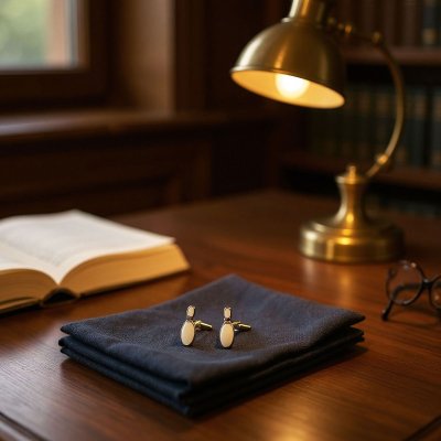 画像2: ボーリングピンカフスボタン（カフリンクス）