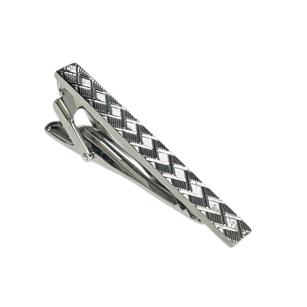 画像1: 編み込みデザインネクタイピン（タイバー） (1)