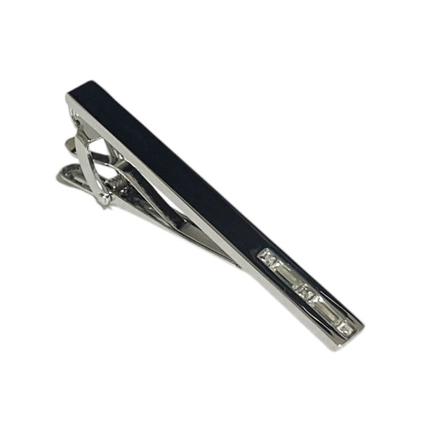 画像1: ファイブクリスタルネクタイピン（タイバー） (1)