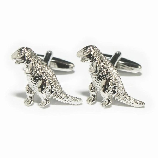 画像1: ティラノザウルスカフスボタン（カフリンクス） (1)