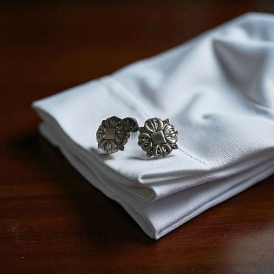 画像2: ビンテージ ダイナミッククロスカフスボタン（カフリンクス）