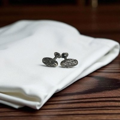 画像2: ビンテージ デザインカフスボタン（カフリンクス）
