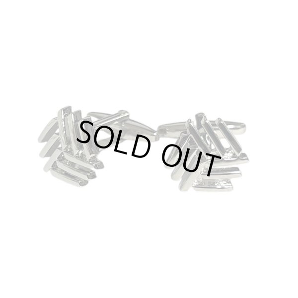 画像1: トリプルラインカフスボタン（カフリンクス） (1)