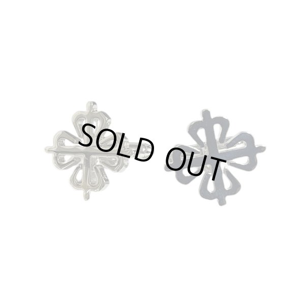 画像1: クロスクローバーカフスボタン（カフリンクス） (1)