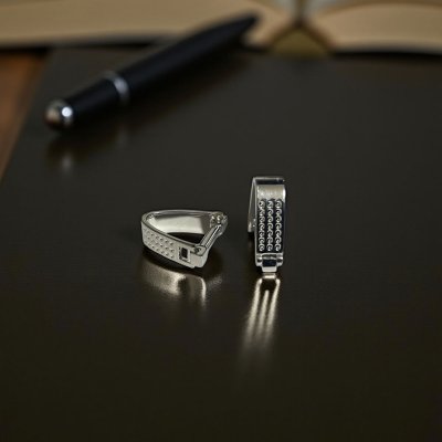 画像2: ドットラップアラウンドカフスボタン（カフリンクス）