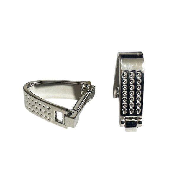 画像1: ドットラップアラウンドカフスボタン（カフリンクス） (1)