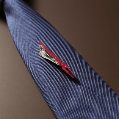 画像2: エヴァンゲリオン x SWANK ロンギヌスの槍（レッド）ネクタイピン