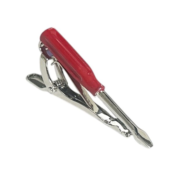 画像1: マイナスドライバーネクタイピン（タイバー） (1)