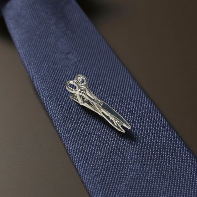 画像3: シルバーハサミモチーフネクタイピン