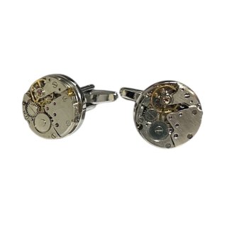カフスボタンーシルバーカフス
