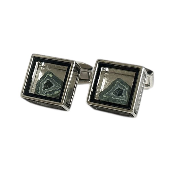 画像1: TATEOSSIAN タテオシアン ジオダイトカフスボタン（カフリンクス） (1)