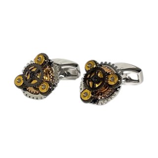 TATEOSSIAN タテオシアン ギア・シルバーカフスボタン（カフリンクス）