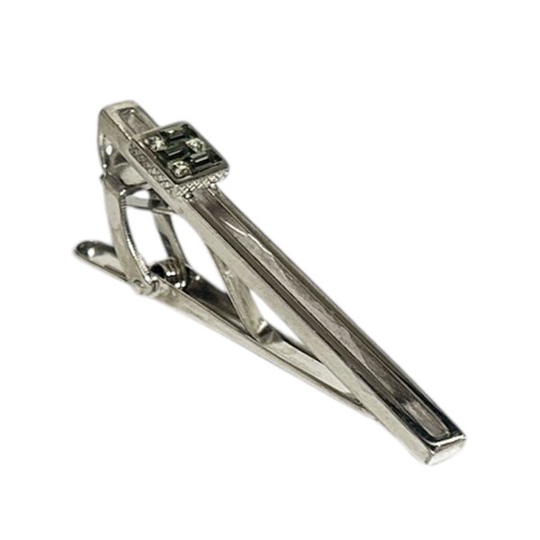 画像1: TATEOSSIAN タテオシアン スワロフスキークリスタルネクタイピン（タイバー） (1)