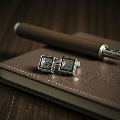 画像2: TATEOSSIAN タテオシアン ジオダイトカフスボタン（カフリンクス）