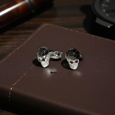 画像2: TATEOSSIAN タテオシアン ヒップホップスカルカフスボタン（カフリンクス）