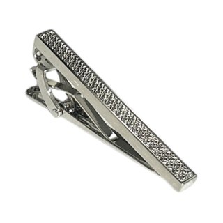 THOMPSON トンプソン ヘマタイト・インレイネクタイピン THOMPSON トンプソン ヘマタイト・インレイネクタイピン