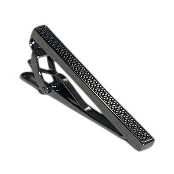 画像1: THOMPSON トンプソン ガンメタグラフィックネクタイピン（タイバー） (1)