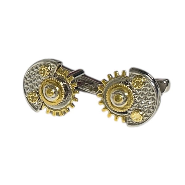 画像1: THOMPSON トンプソン 電動のこぎりカフスボタン（カフリンクス） (1)