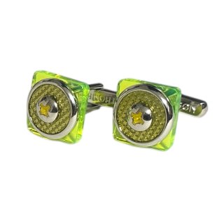 THOMPSON トンプソン ブラックスクエアーカフスボタン（カフリンクス）