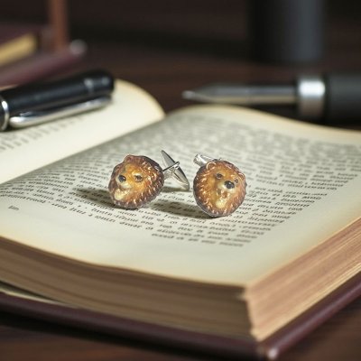 画像2: SATURNO Italy サツルノ　イタリー  ライオン・カフスボタン（カフリンクス）