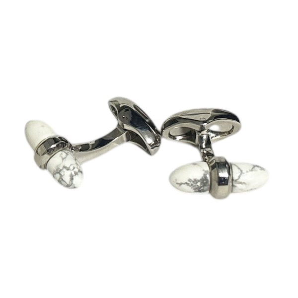 画像1: Babette Wasserman バベットワッサーマン ハウライトBulletカフスボタン(カフリンクス） (1)