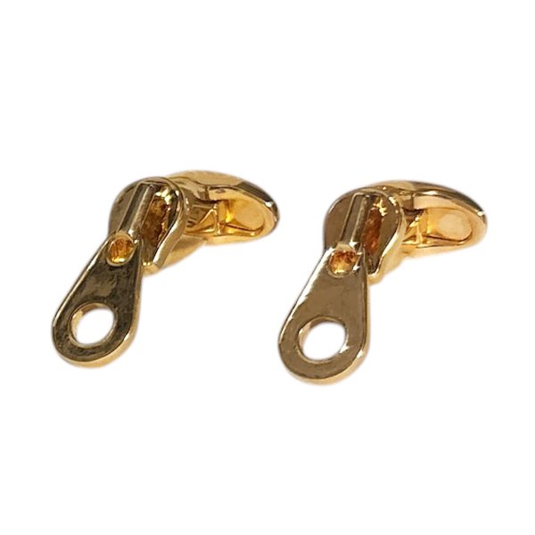 画像1: Babette Wasserman バベットワッサーマン ゴールドチャックカフスボタン（カフリンクス） (1)