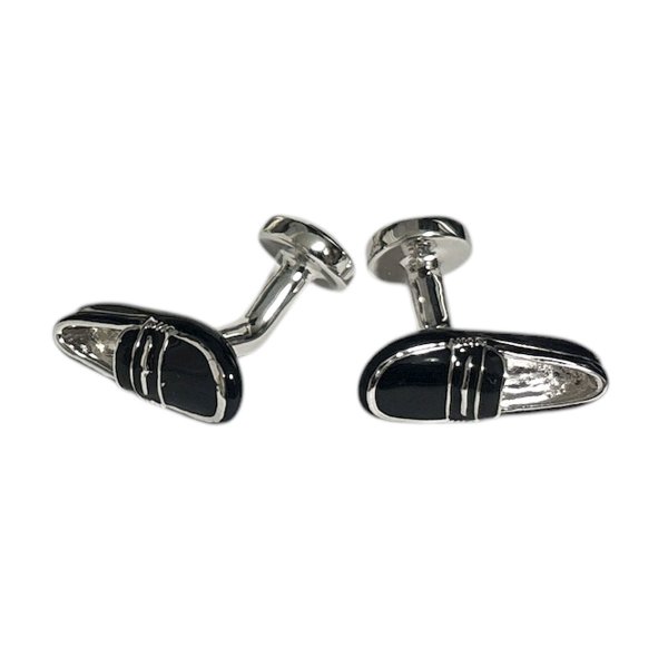 画像1: Babette Wasserman バベットワッサーマン ローファーカフスボタン (1)