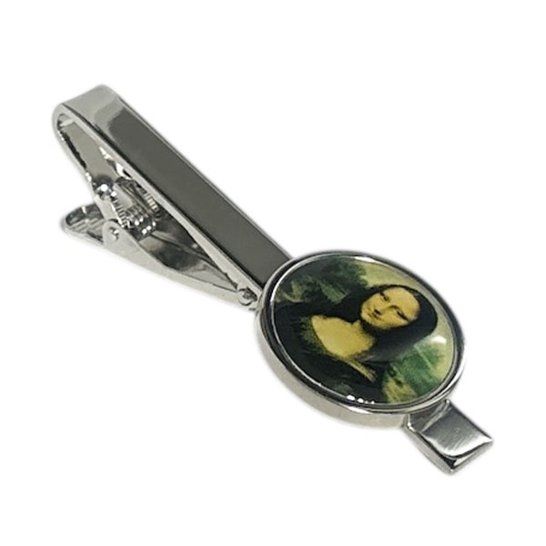 画像1: モナリザデザインネクタイピン（タイバー） (1)