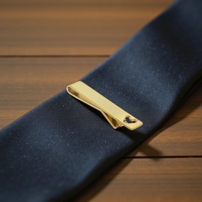 画像1: Disney ディスニー ミッキーマウスシルエットカットゴールドネクタイピン