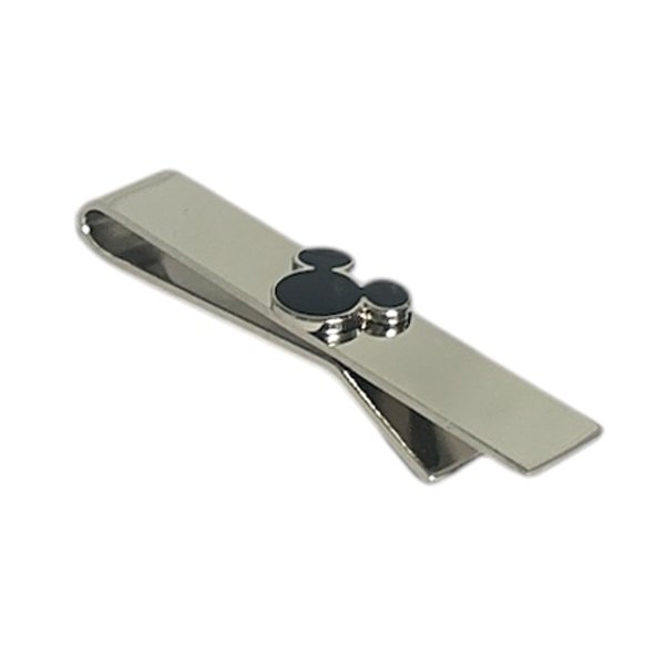 画像1: Disney ディズニー ブラックミッキーマウスタイピン（タイバー） (1)