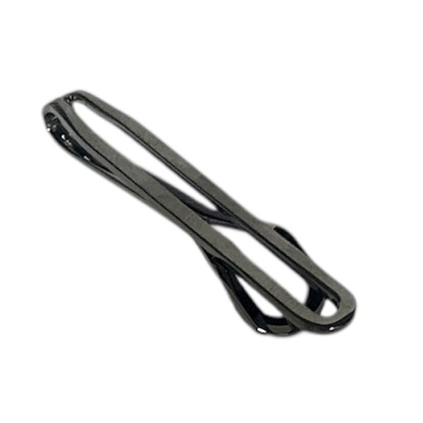 画像1: ブラッククリップネクタイピン (1)