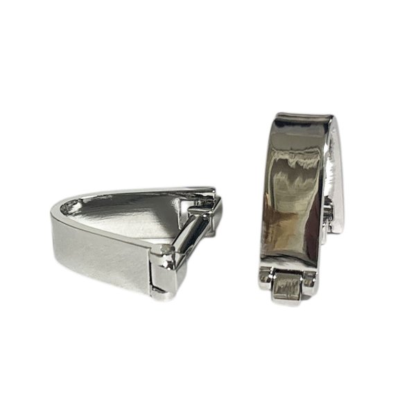 画像1: プレーンラップアラウンドカフスボタン（カフリンクス） (1)