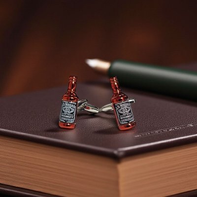 画像2: ウィスキーカフスボタン（カフリンクス）