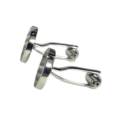 画像2: elizabeth parker エリザベスパーカー　ブラック千鳥格子模様カフスボタン