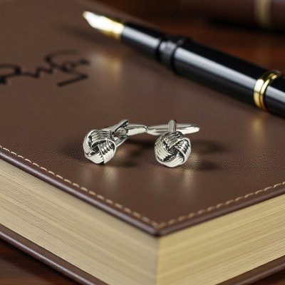 画像3: elizabeth parker エリザベスパーカー　ノットカフスボタン（カフリンクス）